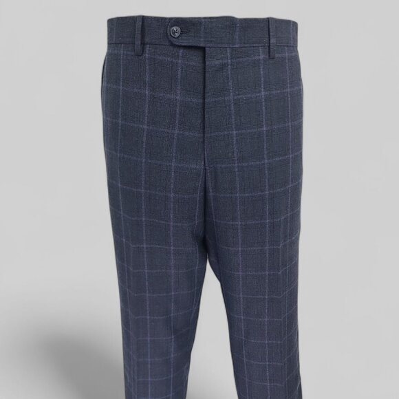 John W. Nordstrom JWN Wool Cashmere Blend Flat Front Dress Pants W36xL30.75 - Picture 1 of 14